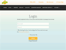 Tablet Screenshot of customers.asmallorange.com